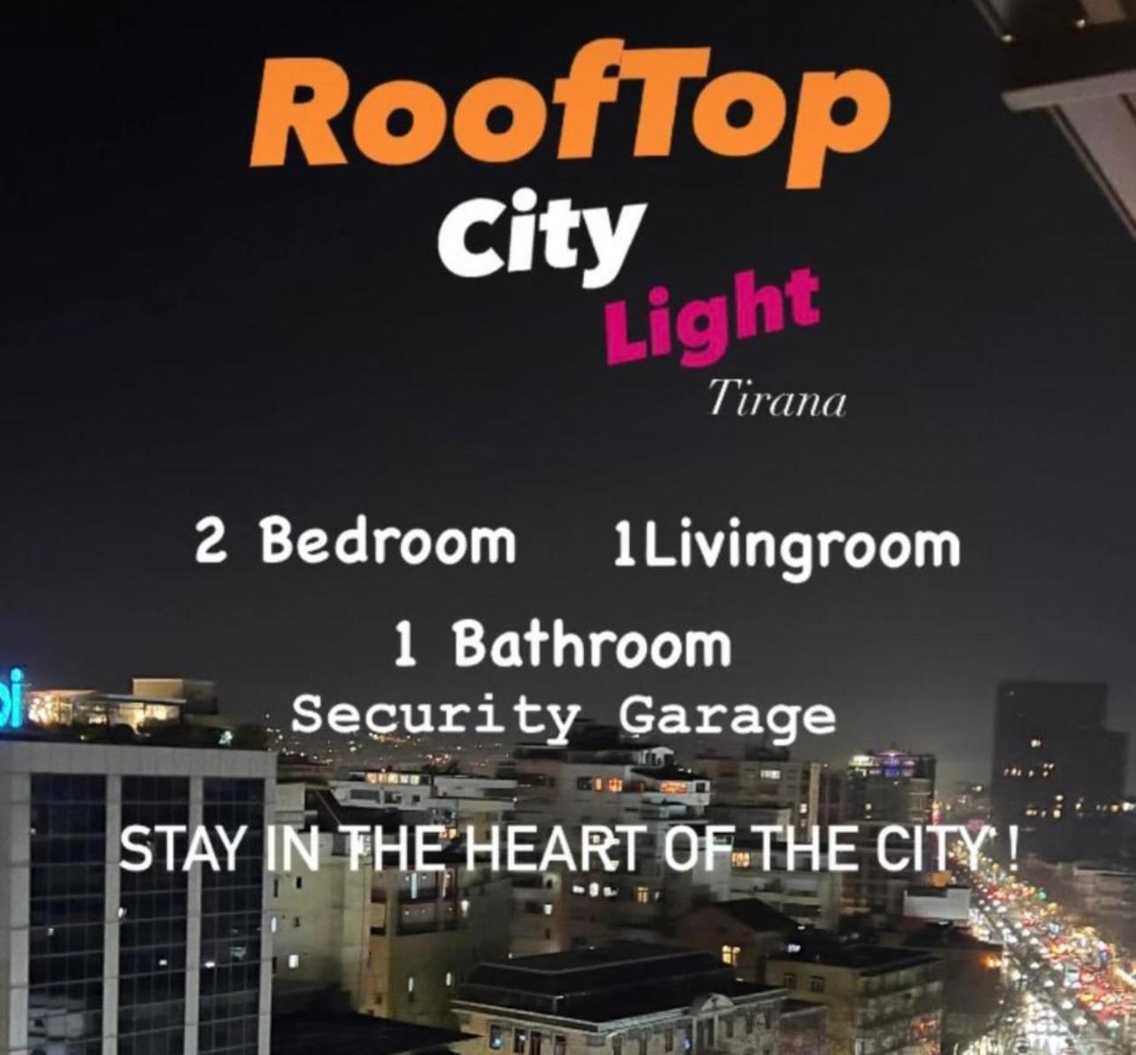 Rooftop City Light Tirana Exterior foto